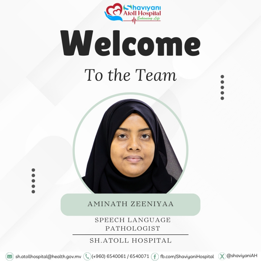 ށ. އަތޮޅުގެ ގިނަ ބަޔަކު އެދެމުން އައި ސްޕީޗް ތެރެޕީގެ ޚިދުމަތް އެ އަތޮޅުގައި ފަށައިފި