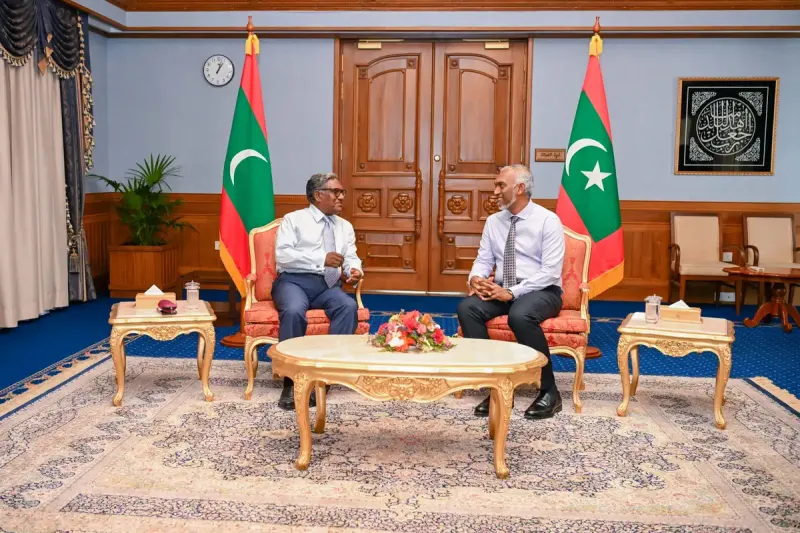 އެޕްސްޓީންއާ ގާތް ގުޅުމެއް ބޭއްވި ވަޙީދު އިސްތިއުފާ ދެއްވީ އެމަނިކުފާނު އަންގަވައިގެން ކަމަށް، ރައީސް މުޢިއްޒު ވިދާޅުވެއްޖެ