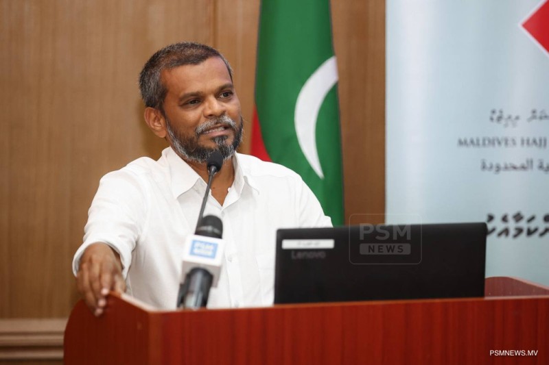 ފޮޓޯ: ޙައްޖު ކޯޕަރޭޝަނުގެ ޙަވާލުގައި ޢުމްރާއަށްދާ މީހުންނަށް މަޢުލޫމާތު ދިނުން