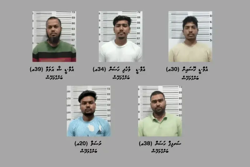 ހުޅުމާލޭގައި ހަދަމުންދާ އިމާރާތެއްގެ ތެރޭގައި ބަންގްލަދޭޝް މީހަކު ރަހީނުކުރި ފަސް މީހުން ހައްޔަރު ކޮށްފި