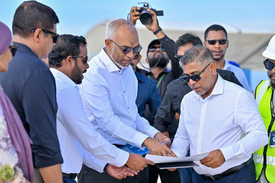 ގިރާވަރުފަޅު ހިއްކުމުގެ ޢަމަލީ މަސައްކަތް ކުރިއަށްދާ ގޮތް ރައީސް ބައްލަވާލައްވައިފި