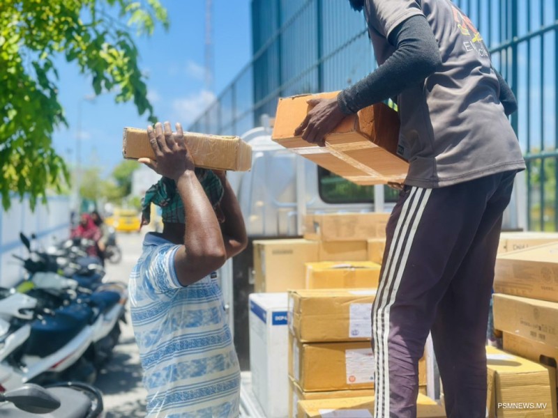 އަލިފާނުގައި ގެއްލުންވި ގއ.އަތޮޅު ތަޢުލީމީ މަރުކަޒަށް ބޭނުންވާ ސާމާނު ފޮނުވައިފި