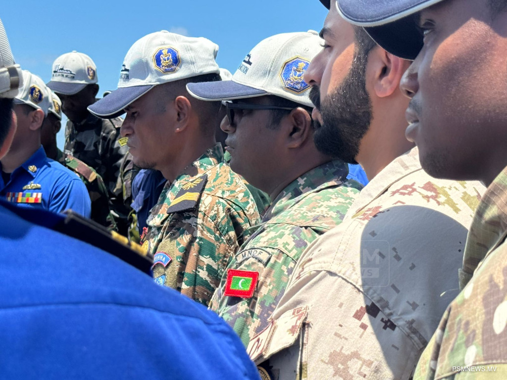 16 ގައުމެއްގެ ކަނޑުގެ ސިފައިންނާއެކު އިންޑިއާގެ މަނަވަރެއް ރާއްޖެއަށް