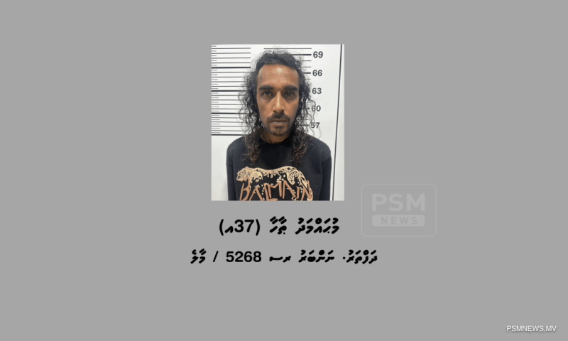 މަސްތުވާތަކެތި ގެންގުޅުނުކަމުގެ ތުހުމަތުގައި މީހަކު ހައްޔަރުކޮށްފި