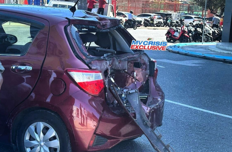 މާލޭގައި ނުރައްކާތެރި އެކްސިޑެންޓެއް ހިނގައި ދެ މީހަކަށް ސީރިއަސް އަނިޔާތަކެއް