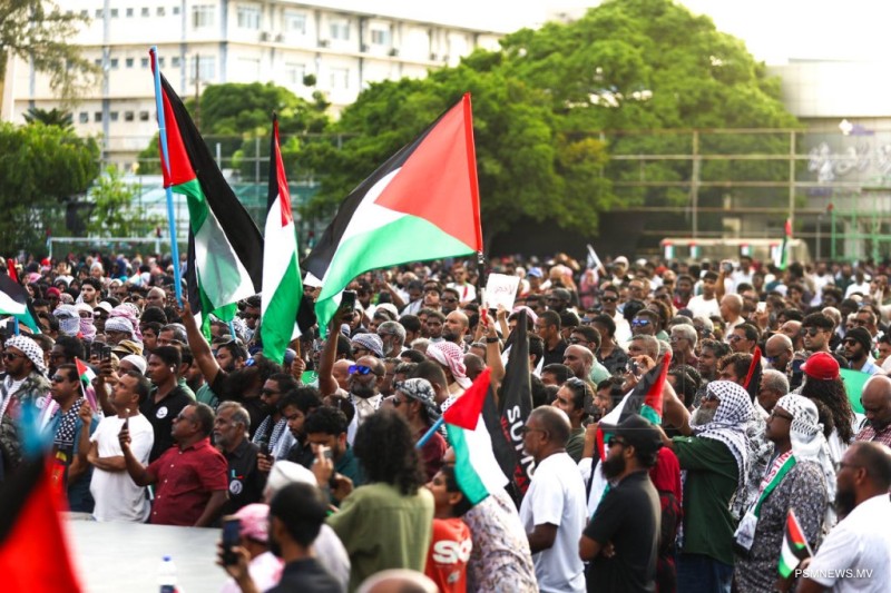 ފަލަސްޠީނުގެ އަސީރުންނަށް މަރުގެ ހުކުމް އިއްވުމާ ދެކޮޅަށް މާދަމާ ރާއްޖޭގައި އެއްވުމެއް!