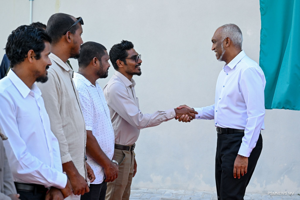 ރައީސުލްޖުމްހޫރިއްޔާ ރަސްދުއަށް ވަޑައިގަންނަވައިފި