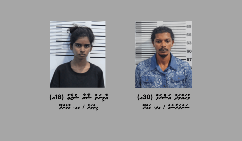 މަސްތުވާތަކެތީގެ މައްސަލައެއްގައި ގދ ވާދޫއިން އަންހެނަކާއި ފިރިހެނަކު ހައްޔަރުކޮށްފި