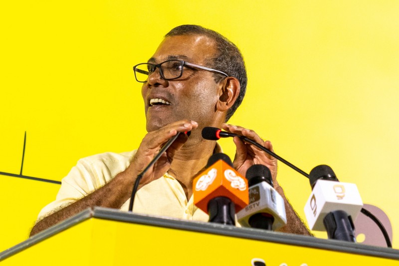 ދަރަނިން ރާއްޖެ ސަލާމަތް ކުރަން އެނގޭނީ އެމްޑީޕީއަށް، ރައީސް މުއިއްޒަކަށް އެކަމެއް ނުކުރެވޭ: ނަޝީދު
