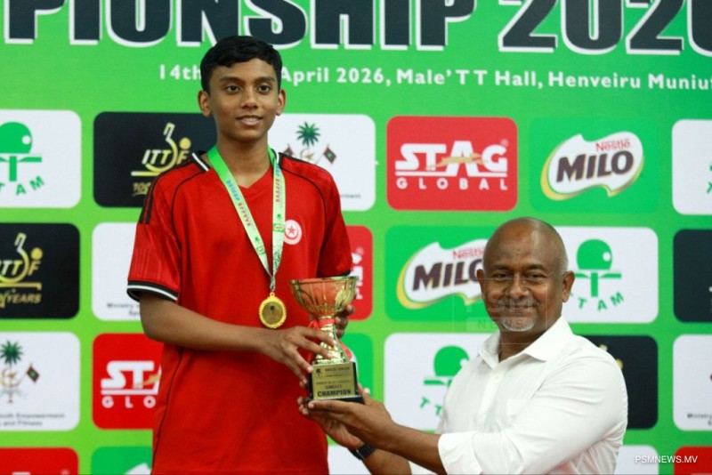 ރާއްޖެ ޖޫނިއާ ޓީޓީ މުބާރާތުގެ ގިނަ މެޑަލްތައް އަލްސާ އާއި ހަލަފަށް