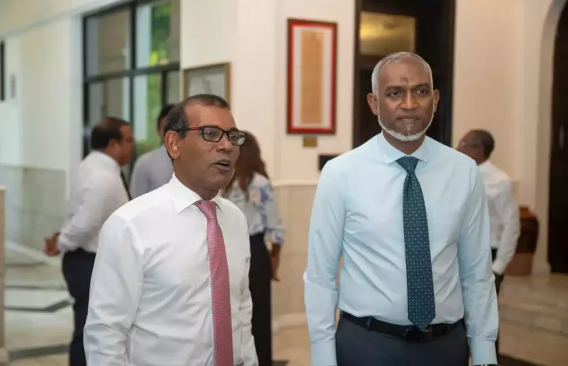 ނޫސްވެރިކަމުގެ މިނިވަންކަމުގެ ހިމާޔަތުގައި ދޫ ނުދިނުމަށް ކުރީގެ ރައީސް ނަޝީދު ގޮވާލައްވައިފި