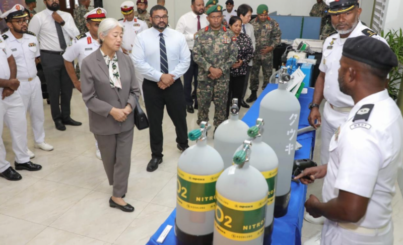 2024ގައި ހަދިޔާކުރި 7.6 މިލިއަން ޑޮލަރުގެ ޑައިވިން ސާމާނުން އޮޕަރޭޝަނަށް ފަސޭހަވިކަމަށް އުންމީދުކުރަން: ޖަޕާން