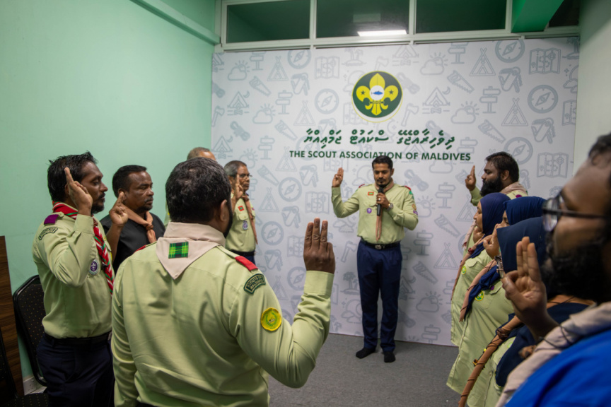ސްކައުޓް ހަރަކާތަކީ ޒިންމާދާރު ޖީލެއް ބިނާކޮށްދޭ، އެކަކު އަނެކަކަށް އަޅައިލުމުގެ ވަރުގަދަ ބިންގަލެއް: ރައީސް