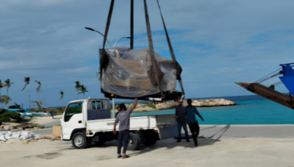 ތިން ރަށަކަށް 400 ކިލޯވޯޓުގެ ޖެންސެޓް ފެނަކައިން ފޮނުވައިފި