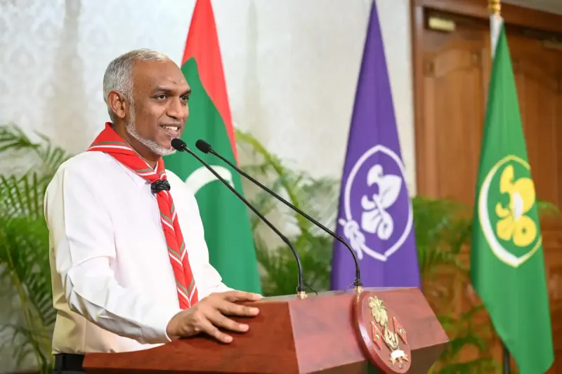 ސްކައުޓް ހަރަކާތަކީ އެއްބައިވަންތަކަމުގެ ވަރުގަދަ ފާލަމަކުން ދިވެހި ޒުވާނުން ގުޅުވައިދޭ ހަރަކާތެއް: ރައީސް މުއިއްޒު