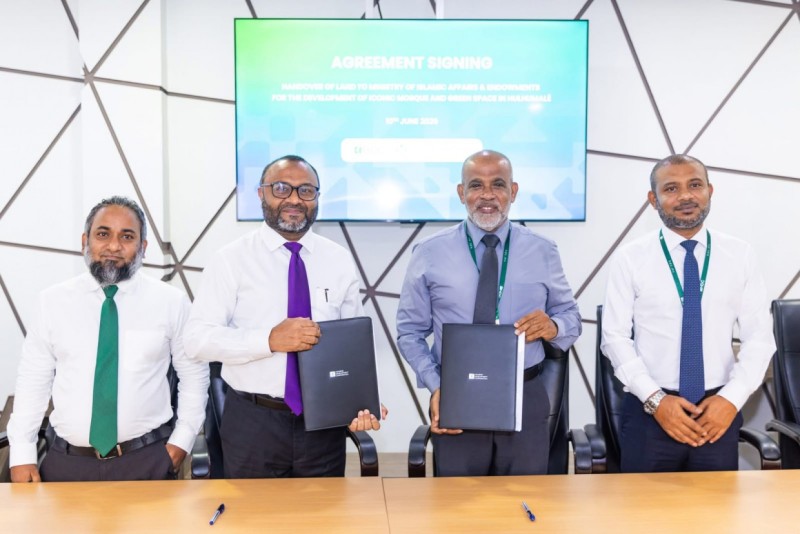 ރާއްޖޭގެ އެންމެ ބޮޑު މިސްކިތް ބިނާކުރާ ބިން އިސްލާމީ ވުޒާރާއާ ހަވާލުކޮށްފި
