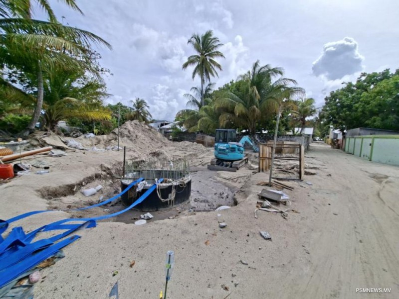 ނިލަންދޫ ނަރުދަމާ ނިޒާމު: ޕަންޕިންގ ސްޓޭޝަންގެ މަސައްކަތް ކުރިއަށް