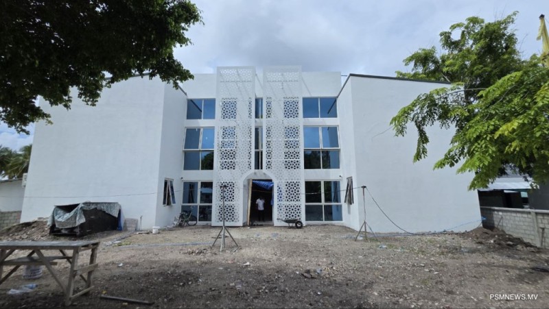 ފުވައްމުލަކުގެ ޤުރުއާނާ ބެހޭ މަރުކަޒުގެ މަސައްކަތް ނިމުމަކާ ގާތަށް