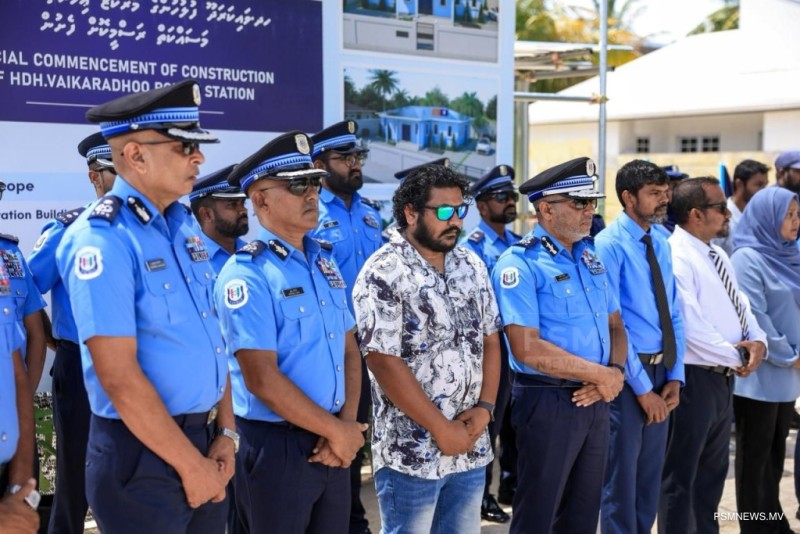 ވައިކަރަދޫ ޕޮލިސް ސްޓޭޝަނުގެ މަސައްކަތް ފަށައިފި