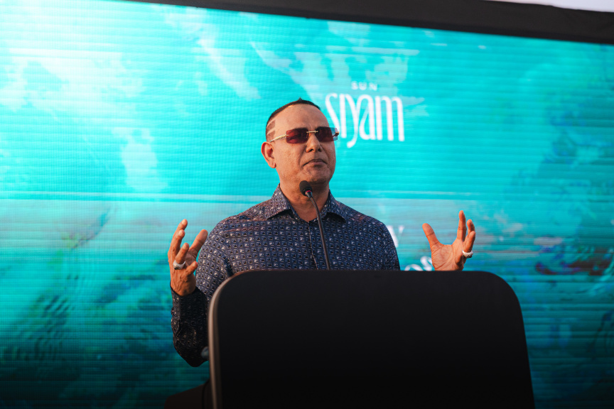 ވިލުރީފްގައި ޒަމާނީ އޯޝަން ވިލާތަކެއް ހުޅުވައި، ސަން ސިޔާމް ގްރޫޕް އެންމެ ބެޑް ކެޕޭސިޓީ ބޮޑު ކުންފުންޏަށް