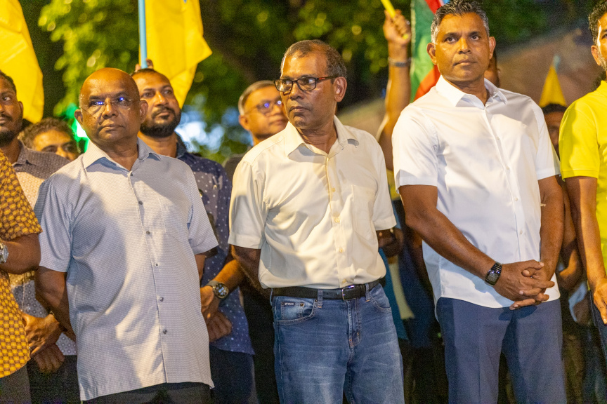 ރައީސް މުއިއްޒުގެ އަމަލުފުޅުތަކުން އުފެދެނީ އިންގިލާބެއް، އެމްޑީޕީން ތިބޭނީ ރައްޔިތުންނާ އެކީގައި: ނަޝީދު