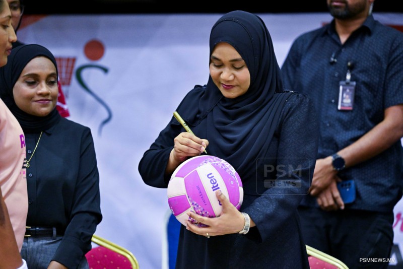 ފަސްޓްލޭޑީ ރާއްޖެ ޖޫނިއަރ ޗެމްޕިއަންޝިޕް ހުޅުވުމުގެ ރަސްމިއްޔާތު ޝަރަފުވެރިކޮށްދެއްވައިފި