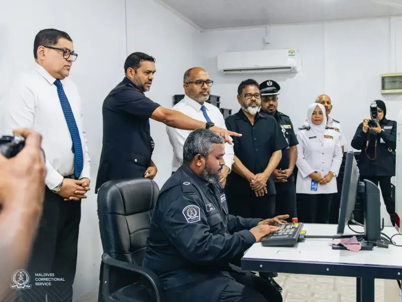 ޖަލުތަކުގެ ސެކިއުރިޓީ ވަރުގަދަކުރުމަށް މާފުށީ ޖަލުގައި ބެގެޖް ސްކްރީނިންގ މެޝިނެއް ބޭނުންކުރަން ފަށައިފި