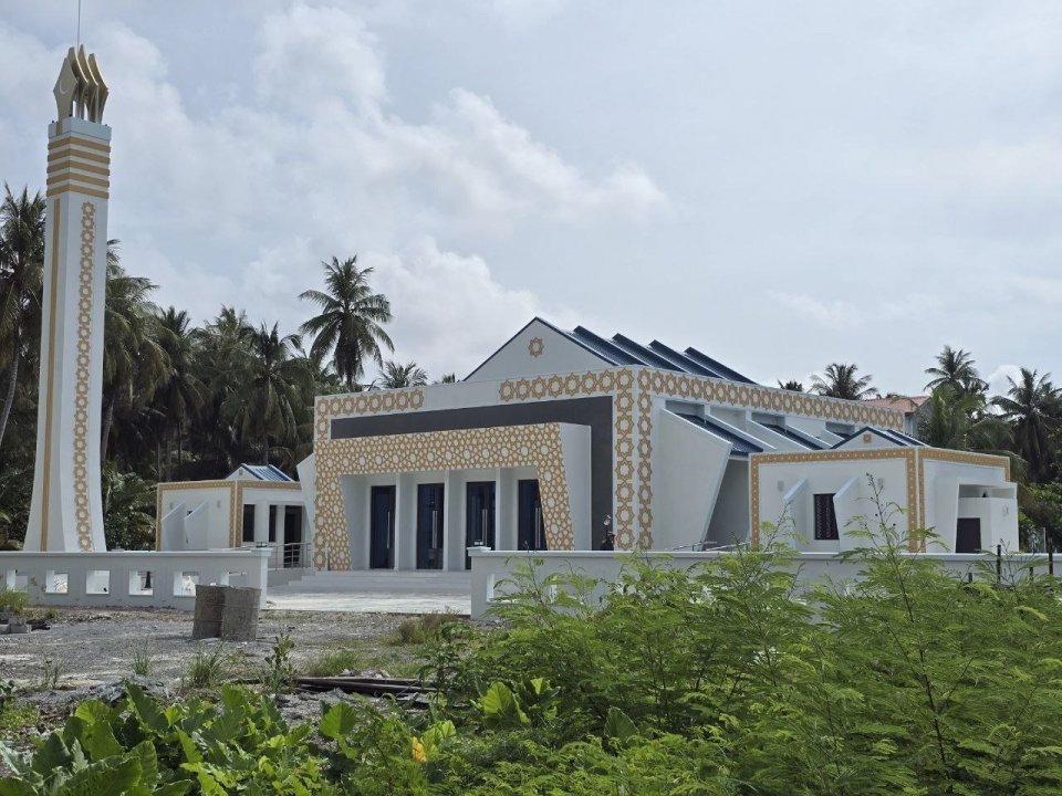 ވަންދޫގައި އަޅާ މިސްކިތުގެ 95 އިންސައްތަ މަސައްކަތް ނިމިއްޖެ