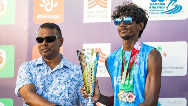 ގައުމީ އެތުލެޓިކްސް ޗެންޕިއަންޝިޕުގެ އެންމެ މޮޅު އެތުލީޓަކަށް ޝާޔާއާއި ނާއިކް