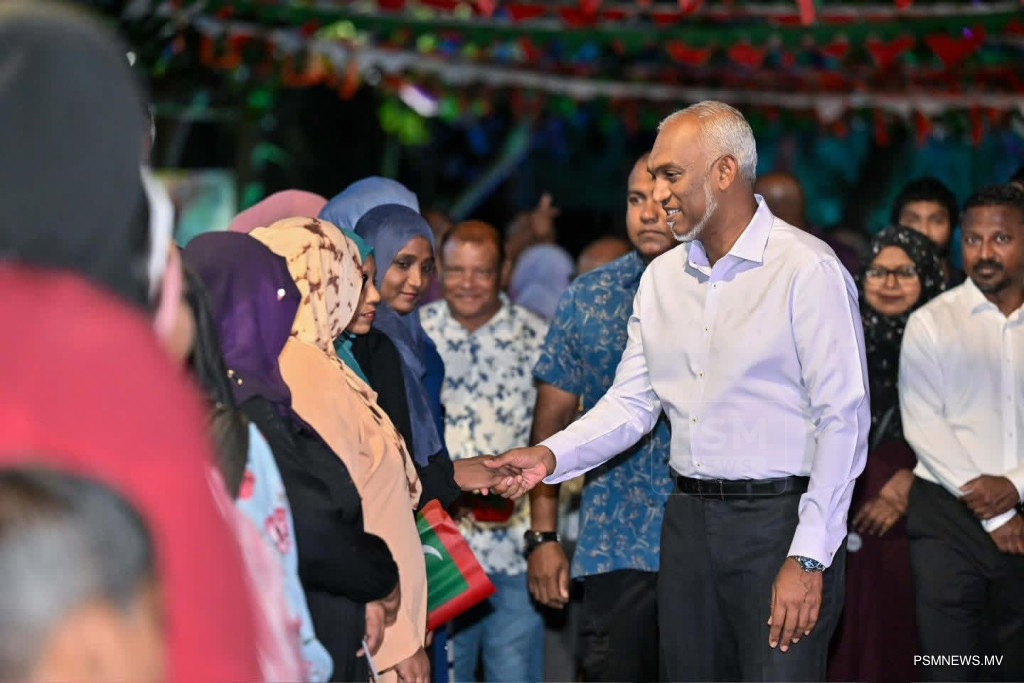 "ވިލިމާލޭގެ ތަރައްޤީއާއި ރައްޔިތުންނަށް ސަމާލުކަން ދިނީ މި ސަރުކާރުން"
