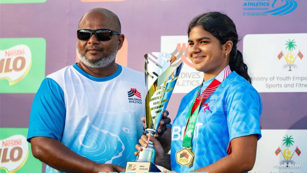 ގައުމީ އެތުލެޓިކްސް ޗެންޕިއަންޝިޕުގެ އެންމެ މޮޅު އެތުލީޓަކަށް ޝާޔާއާއި ނާއިކް