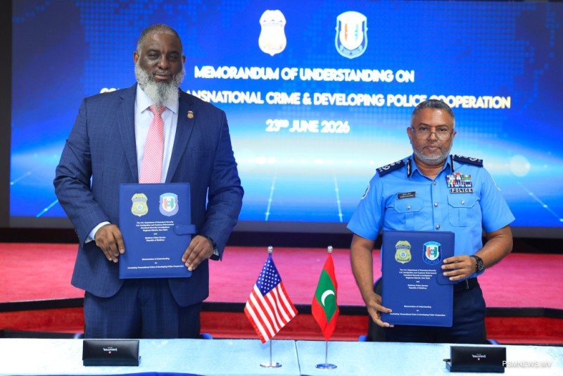 ތަންފީޒީ އިދާރާތަކުގެ ގުޅުން ހަރުދަނާކުރުމަށް އެމެެރިކާއާއެކު އެއްބަސްވުމެއް