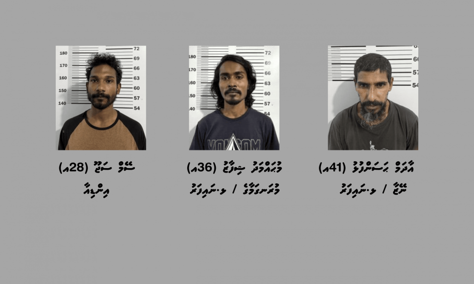 މަސްތުވާތަކެތީގެ މައްސަލައެއްގައި ނައިފަރުން ތިން މީހަކު ހައްޔަރުކޮށްފި