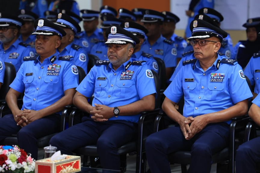 މާލެ އޭރިއާގެ 84 ފުލުހަކަށް ޝަރަފުގެ ނިޝާން ދީފި