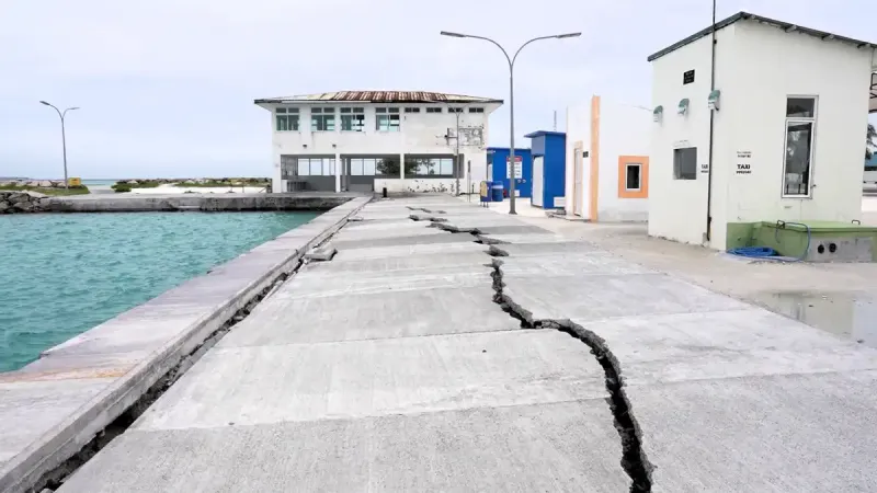 ދައުރު ދެބައިވެގެން ދިޔަ އިރު، ހަނިމަދޫ އުތުރު ފަރާތު ބަނދަރު މަރާމާތުކުރުމުގެ މަސައްކަތުން ކުރެވުނީ ސާވޭއެއް އެކަނި: ހަނިމާދޫ ކައުންސިލް