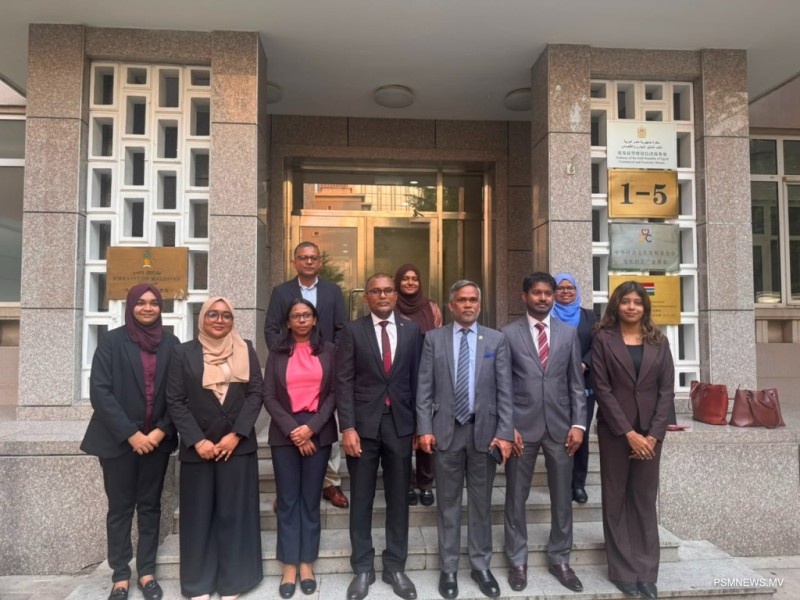 ފަތުރުވެރިކަން އިތުރަށް ފުޅާކުރުމަށް ރާއްޖޭގެ މަތީ ފަންތީގެ ވަފުދެއް ޗައިނާއަށް