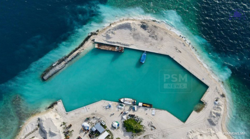 އޭދަފުށި ބަނދަރުގެ %54 މަސައްކަތް ނިމިއްޖެ