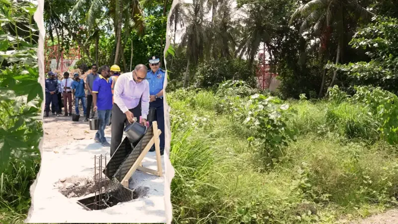 ނައިވާދޫ ފުލުހުންގެ މަރުކަޒުގެ ބިންގާ އެޅިފަހުން އަހަރެއް ވާން ކައިރިވެފަވާއިރު، މަސައްކަތް ނުފެށި ތަން ޖަންގައްޔަކަށް: ކައުންސިލް