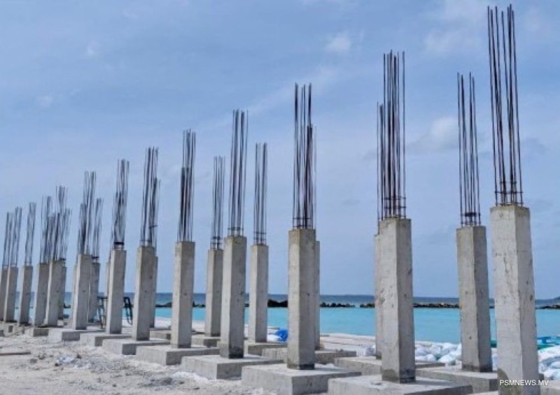ނައިވާދޫ ބަނދަރުގެ %50 މަސައްކަތް ނިމިއްޖެ