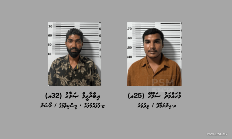 މަސްތުވާތަކެއްޗާއެކު ދުވާފަރުން ދެ މީހުން ހައްޔަރުކޮށްފި