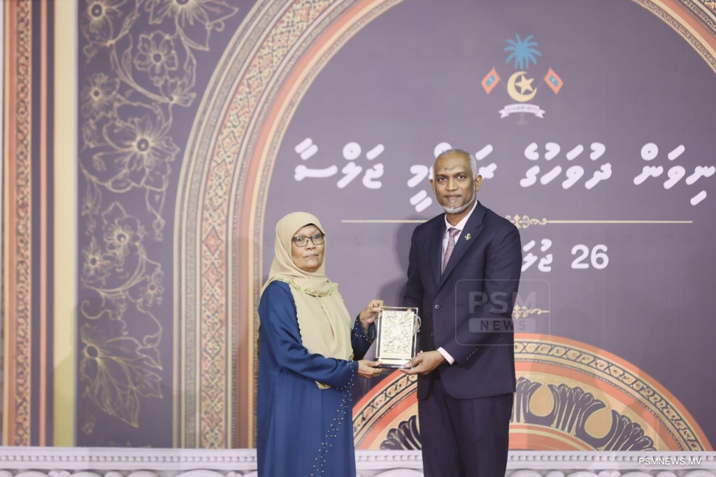 ދައުލަތަށް ޚިދުމަތްކުރުމުގެ ޤައުމީ އިނާމު 61 ބޭފުޅަކަށް