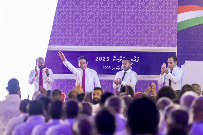 ޕީއެންއެފުން ދައުލަތުގެ އެންމެ ލާރިއެއް ވެސް ބޭނުންނުކުރޭ، ނުވެސް ކުރާނެ: ޔާމީން