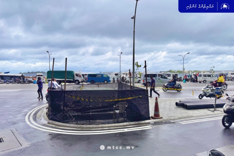 ބޭރު މަގުގައި އަލަށް ހެދި ހިސާބުގައި ފެން ބޮޑުވަނީ ޕަމްޕް ސްޓޭޝަންގެ މަސައްކަތް ނުނިމޭތީ: އެމްޓީސީސީ