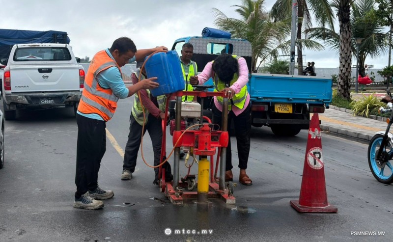 އަމީނީމަގު މަރާމާތުކުރުމުގެ މަސައްކަތް ފަށައިފި