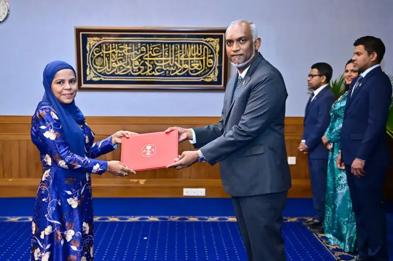 ކިންގްޑަމް އޮފް ބެލްޖިއަމަށާއި، ޔޫރަޕިއަން ޔޫނިއަނަށް ދިވެހިރާއްޖެއިން ކަނޑައަޅާފައި ހުންނަވާ ސަފީރުކަމުގެ މަޤާމަށް  ދިޔާނާ ޢައްޔަންކުރައްވައިފި