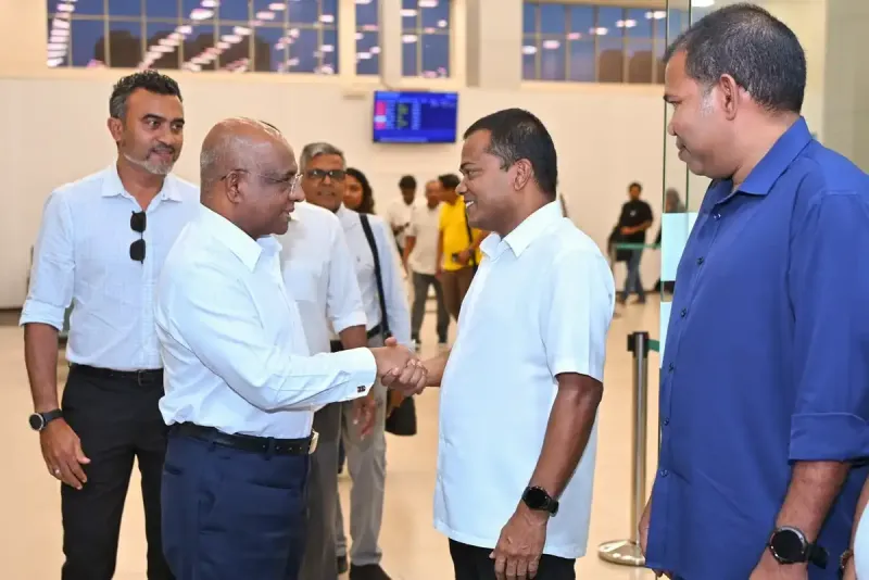 އެމްޑީޕީގެ ރައީސް ޝާހިދަށް އައްޑޫ އިން ހޫނު މަރުހަބާއެއް!