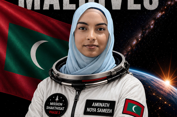 އަންހެންކުދިން ސެޓެލައިޓް އުފައްދާ އެންމެ ބޮޑު މިޝަނަށް ދިވެހި ދަރިވަރެއް