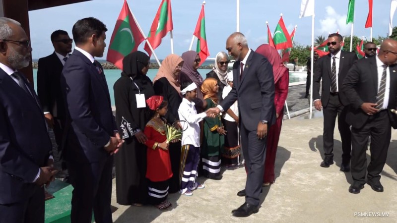 ޤައުމީ ދުވަހުގެ ރަސްމީ ހަރަކާތްތަކަށް ރައީސް އުތީމަށް