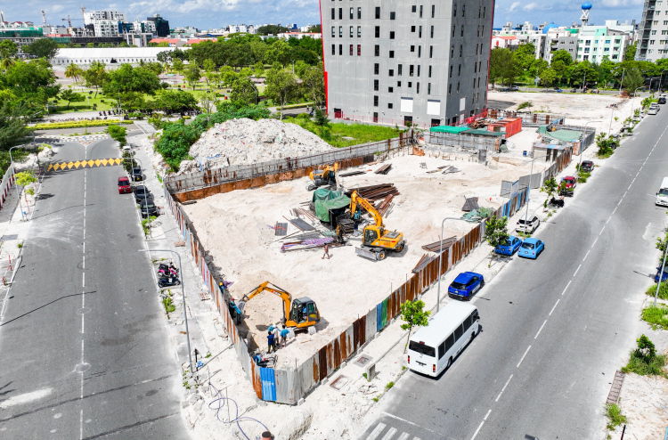 ހުޅުމާލޭގެ ވަގްފު އިމާރާތުގެ އަމަލީ މަސައްކަތް ފަށައިފި