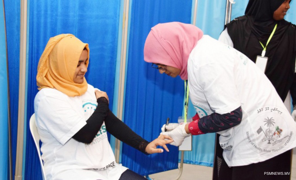 ހިމަބިއްސަށް ޕޮޒިޓިވް ކޭސްތަކުގެ އަދަދު ދަށަށް